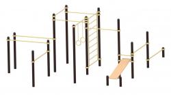 Уличный многофункциональный спортивный комплекс