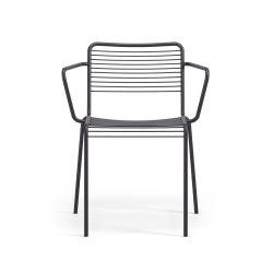 Дизайнерский стул CAST LR с подлокотниками на металлокаркасе ArtCraft