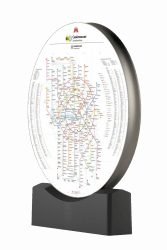 Стела пешеходной навигации Тип 4 (по ТЗ ДепТранспорта)