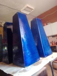 глиняные вазы, высокие кашпо