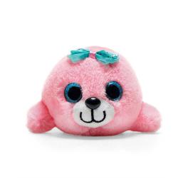 Мягкая игрушка нерпа "Пушистик", розовый, 21 см, Mi013