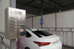 Вариант монтажа блока АТОД Стандарт на автомойке