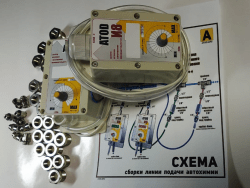 Дозатор химии АТОД И8Ф с комплектом для монтажа и инструкцией