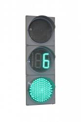 Транспортный светофор с ТООВ в плоском корпусе из АБС пластика