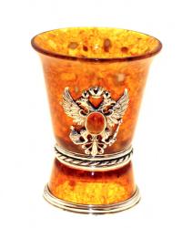 Стопка из янтаря "Державная"