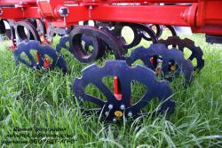 Бороны дисковые БДМ-П БАРС на пружинной стойке ЧЕТЫРЕХРЯДНЫЕ – прицепные и навесные, шириной захвата от 2,4 до 9,2 метров.