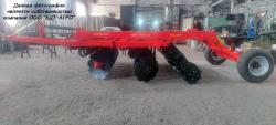 Бороны дисковые БДМ-П БАРС на пружинной стойке ЧЕТЫРЕХРЯДНЫЕ – прицепные и навесные, шириной захвата от 2,4 до 9,2 метров.