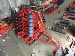 Бороны дисковые БДМ четырехрядные, шириной захвата от 2,4 до 9,2 метров