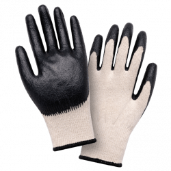 Перчатки рабочие трикотажные х/б с ПВХ ОПТ Л-20-13 NEW Bronitex