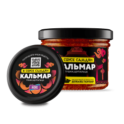 Кальмар в соусе Самдян, 180 гр., в спайке по 6 штук