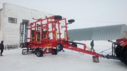 Культиватор стерневой тяжелый КСТ с пружинной защитой от 4,2 до 9 метров