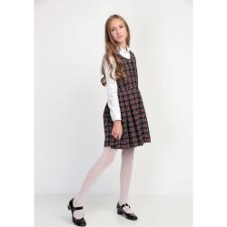 Сарафан в черно-красную клетку