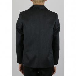 Пиджак серый линия, крупный план сзади