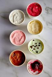 более 70 вкусов мороженого и сорбетов