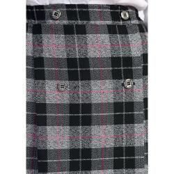 Юбка серая клетка вариант полувискоза