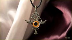 кулон готический Анкх с глазом