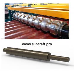 Валы профилирующие PIR, PUR, SIP линии по производству сэндвич-панелей (c роликами), линии по изготовлению профилированного листа