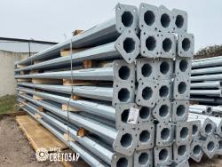 Опоры освещения стальные граненые 5 м от производителя, в наличии на складе. Обработаны горячим цинком.