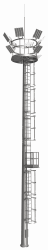 Мачта освещения со стационарной короной ВМОН