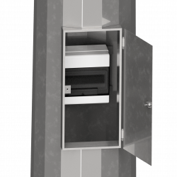 Технический шкаф в конструкции мачты ВМОН