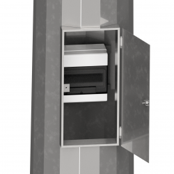 Технический отсек в мачте освещения МГФ