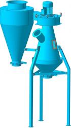 Воздушный сепаратор зерна, сепаратор пластика, сыпучих продуктов, Агромаш-НН