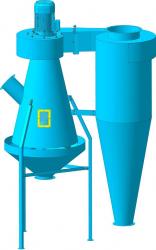 Воздушный сепаратор зерна, сепаратор пластика, сыпучих продуктов, Агромаш-НН