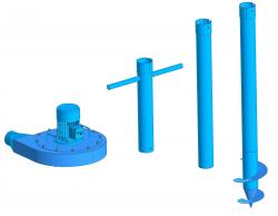Аэратор зерновой АЗ-2, аэратор для зерна, вентилятор вороха, Агромаш-НН