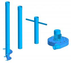 Аэратор зерновой АЗ-2, аэратор для зерна, вентилятор вороха, Агромаш-НН