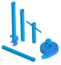 Аэратор зерновой АЗ-2, аэратор для зерна, вентилятор вороха, Агромаш-НН