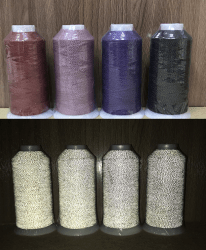 вышивальные светоотражающие нитки