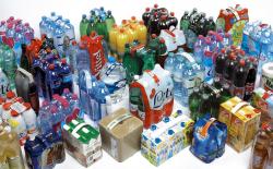 примеры использования Ручки для переноски товара с разной продукцией.