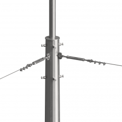 Часть конструкции молниеотвода МОГК