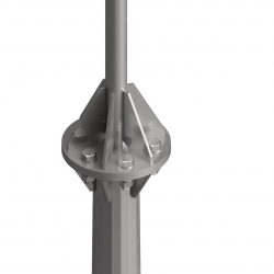 Часть конструкции молниеотвода МОГК