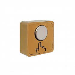 Кнопка накладная всепогодная 40.0 Off-(On) для СКУД с гальваническим покрытием