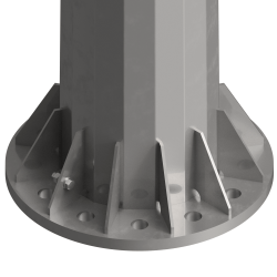 Часть конструкции молниеотвода МОГК