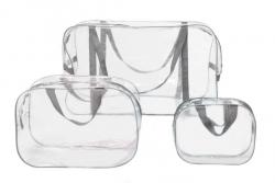 Набор сумок для будущих мам предназначен специально для роддома. Размеры: большая сумка 54х33х24, средняя сумка 32х23х17, косметичка 21х17х7 см