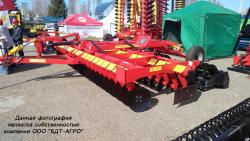 Дисковые бороны легкие БДМ-В БАРСУК на стойках с эластомерами, с шириной захвата от 1,8 до 12,1 метров