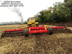 Дисковые бороны легкие БДМ-В БАРСУК на стойках с эластомерами, с шириной захвата от 1,8 до 12,1 метров
