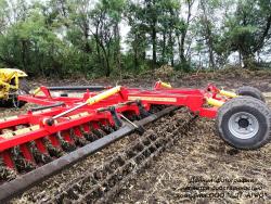 Дисковые бороны легкие БДМ-В БАРСУК на стойках с эластомерами, с шириной захвата от 1,8 до 12,1 метров