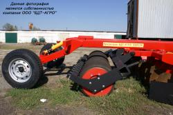 Дисковые бороны легкие БДМ-В БАРСУК на стойках с эластомерами, с шириной захвата от 1,8 до 12,1 метров