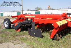 Дисковые бороны легкие БДМ-В БАРСУК на стойках с эластомерами, с шириной захвата от 1,8 до 12,1 метров