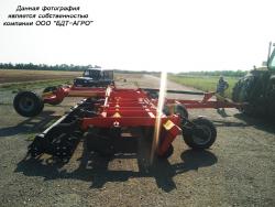 Дисковые бороны легкие БДМ-В БАРСУК на стойках с эластомерами, с шириной захвата от 1,8 до 12,1 метров