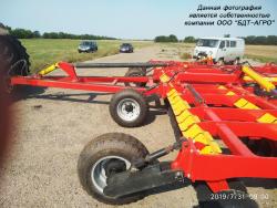Дисковые бороны легкие БДМ-В БАРСУК на стойках с эластомерами, с шириной захвата от 1,8 до 12,1 метров