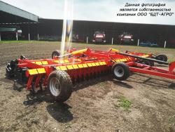 Дисковые бороны легкие БДМ-В БАРСУК на стойках с эластомерами, с шириной захвата от 1,8 до 12,1 метров