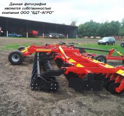 Дисковые бороны легкие БДМ-В БАРСУК на стойках с эластомерами, с шириной захвата от 1,8 до 12,1 метров