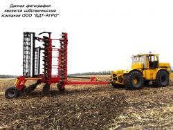 Дисковые бороны легкие БДМ-В БАРСУК на стойках с эластомерами, с шириной захвата от 1,8 до 12,1 метров