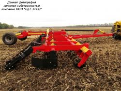 Дисковые бороны легкие БДМ-В БАРСУК на стойках с эластомерами, с шириной захвата от 1,8 до 12,1 метров
