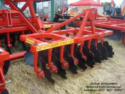 Бороны дисковые БДМ-А (подшипниковый узел снаружи сферы диска) двухрядные, шириной захвата от 1,2 до 9,3 метров