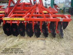 Бороны дисковые БДМ-А (подшипниковый узел снаружи сферы диска) двухрядные, шириной захвата от 1,2 до 9,3 метров